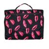 101 BEACH Hanging Toiletry Cosmetic Organizer Bag Roll up for Storage Travel Custom Embroidery Available (Lips Print) view 2