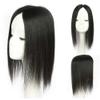 LXUE Human Hair Toppers for Thinning Hair 3.5" x 5.5" Invisible Mono Base Top Hairpieces for Women, 6" Natural Black view 3