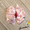 Ballet Slippers Pinwheel Hair Bow view 2