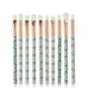 XZEN 10pcs Eye Makeup Brushes Marble Pattern Eye shadow Eyebrow Concealer Brushes Set view 3