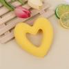 ruiycltd Easy to Use Hair Donut Heart Magic Sponge Bun Maker Hairstyle Styling DIY Tool Accessory Daily Life Party Shopping Yellow view 3