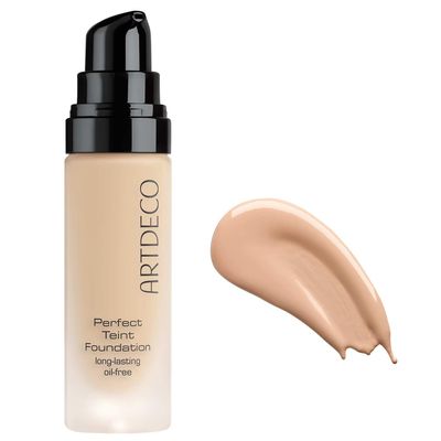 ARTDECO Perfect Teint Foundation - Warm Vanilla N20 - Lightweight Liquid Formula - Medium to Full Coverage - Without Mask-Like Effect - Conceals Imperfections - Vegan Makeup - Hyaluron - 0.67 Fl Oz