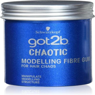 Got2B Chaot Modeling Fibre Gum Hold 3 (100ml) Hair Wax for Men Creates Tousled Looks, Hair Paste with Strong but Flexible Hold for Individual Styles