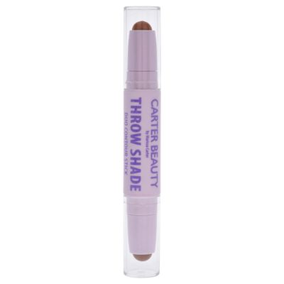 Carter Beauty By Marissa Carter Throw Shade Duo Contour Stick- Adds Definition To The Face - Conceals And Corrects The Complexion - Easily Blendable - Cruelty-Free - Dark - 0.08 Oz
