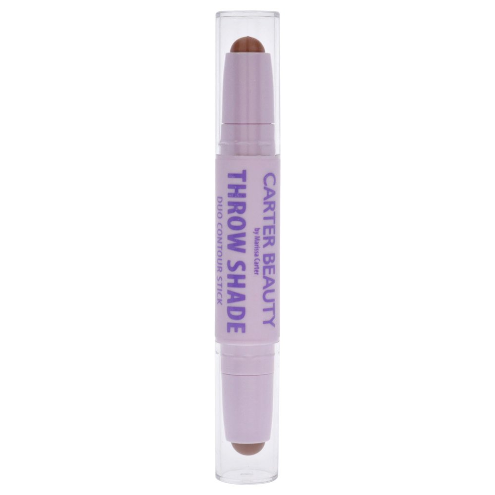 Carter Beauty By Marissa Carter Throw Shade Duo Contour Stick- Adds Definition To The Face - Conceals And Corrects The Complexion - Easily Blendable - Cruelty-Free - Dark - 0.08 Oz