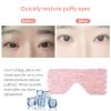 ideayard Rose Quartz Eye Mask, Cooling Eye Mask 100% All Natural Crystal Mask for Facial Puffy Eyes Reusable view 2