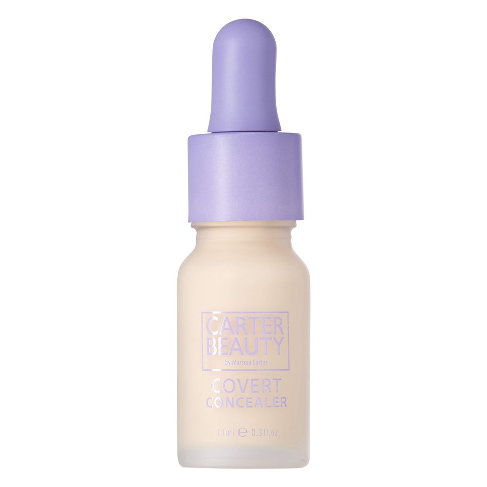 Carter Beauty By Marissa Carter Covert Brightening Concealer - Creamy - Instant Undereye Brightener and Redness Corrector - Vegan, Cruelty Free, Unscented - Marshmallow - 0.3 OZ