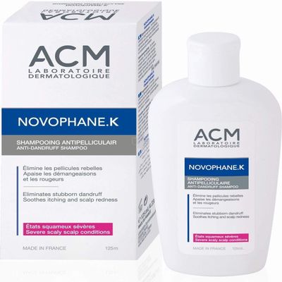 Acm laboratoire dermatologique novophane k anti dandruff treatment shampoo 125ml For Hairs