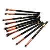 XZEN 10pcs Eye Makeup Brushes Marble Pattern Eye shadow Eyebrow Concealer Brushes Set view 1