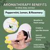 Morning Energy Shower Steamers Aromatherapy for Energy - Christmas Gift - Adult Stocking Stuffer - USA Made - Peppermint & Lemon Shower Bomb Tablets -Soothing Natural Essential Oils (10 Pack) view 3