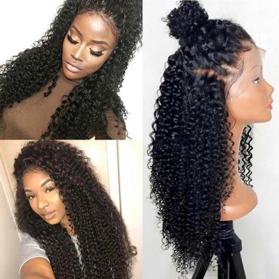 13x6 Lace Frontal Wigs for Black Women Pre Plucked Lace Wig Glueless Brazilian Remy Human Hair Wigs with Baby Hair (20 inch, 180% Density 360 Lace Frontal)