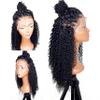 13x6 Lace Frontal Wigs for Black Women Pre Plucked Lace Wig Glueless Brazilian Remy Human Hair Wigs with Baby Hair (20 inch, 180% Density 360 Lace Frontal) view 2