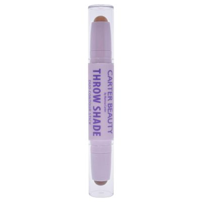 Carter Beauty By Marissa Carter Throw Shade Duo Contour Stick- Adds Definition To The Face - Conceals And Corrects The Complexion - Easily Blendable - Cruelty-Free - Medium - 0.08 Oz