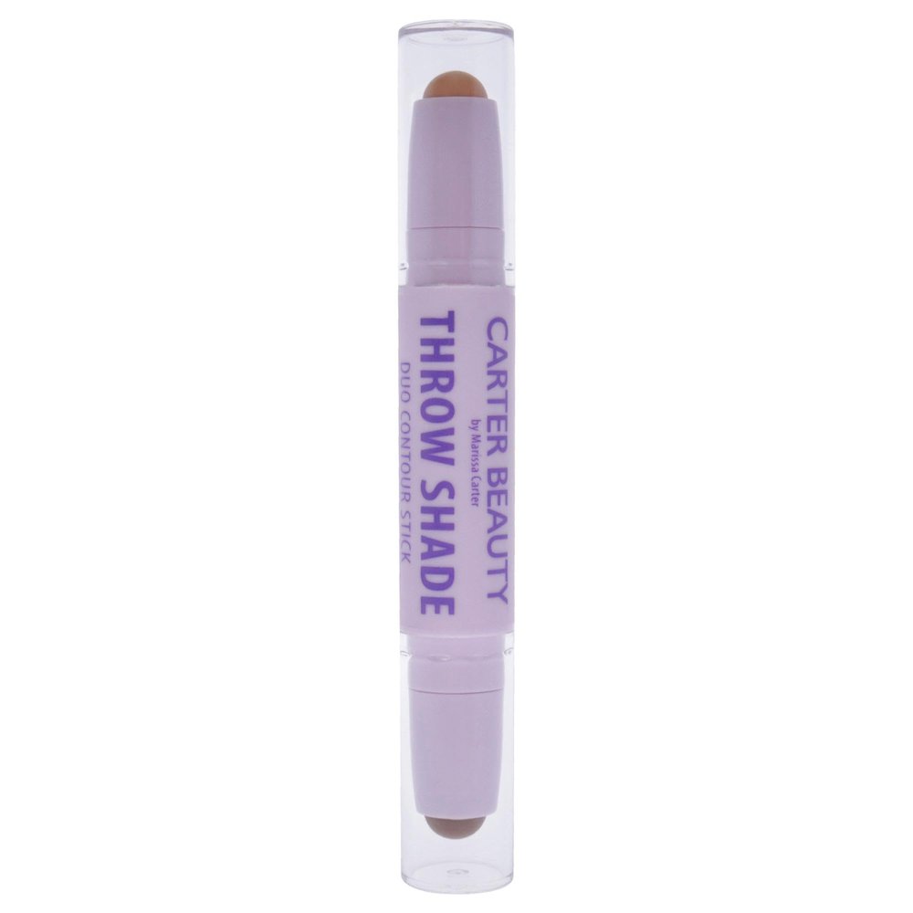 Carter Beauty By Marissa Carter Throw Shade Duo Contour Stick- Adds Definition To The Face - Conceals And Corrects The Complexion - Easily Blendable - Cruelty-Free - Medium - 0.08 Oz