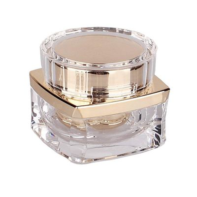 1PCS 30G/1oz Empty Refill Upscale Acrylic Lotion Vial Bottle Face Cream Eye Cream Jar Cosmetic Makeup Sample Packing Pot Storage Container with PP Liner