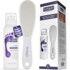 Footlogix Foot Care Callus Softener Combo - Callus Remover Spray & Double-Sided Foot File for Dry, Cracked Heels, Pedicure Tools for Feet, Foot Exfoliator view 1