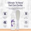 Footlogix Foot Care Callus Softener Combo - Callus Remover Spray & Double-Sided Foot File for Dry, Cracked Heels, Pedicure Tools for Feet, Foot Exfoliator view 2