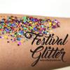 Art Factory Festival Glitter - Rainbow Pride (50 ml/1 fl oz), Cosmetic Glitter Gel view 2
