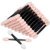 Akstore 200PCS Disposable Dual Sides Eye Shadow Sponge Applicator Eyeshadow Brushes Makeup Brush (Black) view 1