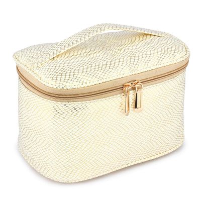 Fclues STORE Multifunctional Travel Bag Cosmetic and Makeup Organiser Cosmetic Case Household Grooming Kit Storage Bag Travel Bag for Women Travel - Cream, Cream, M, Travel Accessories