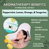 Morning Citrus Mint Shower Steamers Aromatherapy for Energy - Christmas Gift - Adult Stocking Stuffer - USA Made - Peppermint & Orange Shower Bomb Tablets - Soothing Natural Essential Oils (10 Pack) view 3