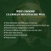 Clubman Moustache Wax Hang Pack, Neutral Color 0.5 oz x 3 packs view 3