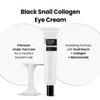 coxir Black Snail Collagen Eye Cream  Firming & Hydrating Snail Mucin, Collagen & Niacinamide for Puffiness, lifting & Dullness under eyes area | Korean Eye Treatment (30ml) view 2