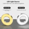 Beauty lamp, USB Tattoo Beauty lamp with warm light and eyebrow clip tattoo manicure extension eyelashes and reading view 2