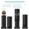 Enerfort Shaving Brush Travel Case, Shave Brush Holder Stand with Adjustable Height Compatible Most of Shaving Brushes (Brush not Included) (Black) view 2