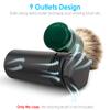 Enerfort Shaving Brush Travel Case, Shave Brush Holder Stand with Adjustable Height Compatible Most of Shaving Brushes (Brush not Included) (Black) view 3