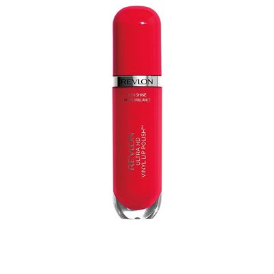 Revlon Ultra HD Vinyl Lip Polish, Liquid Lipstick with Aloe Leaf Extract and Vitamin E , 905 Shes on Fire, 0.16 oz