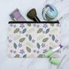 Flowers and Leaves Makeup Cosmetic Bag Organizer Pouch view 2