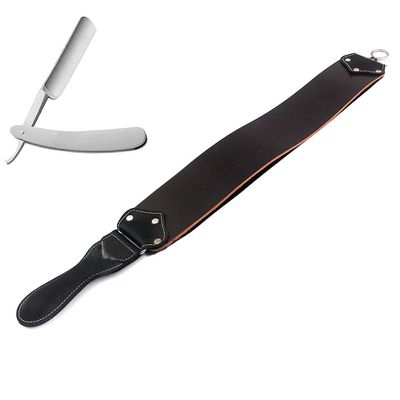 OdontoMed2011 Professional Quality Sharpening Strop Made of Real Leather 3" Wide With Straight Razors ODM