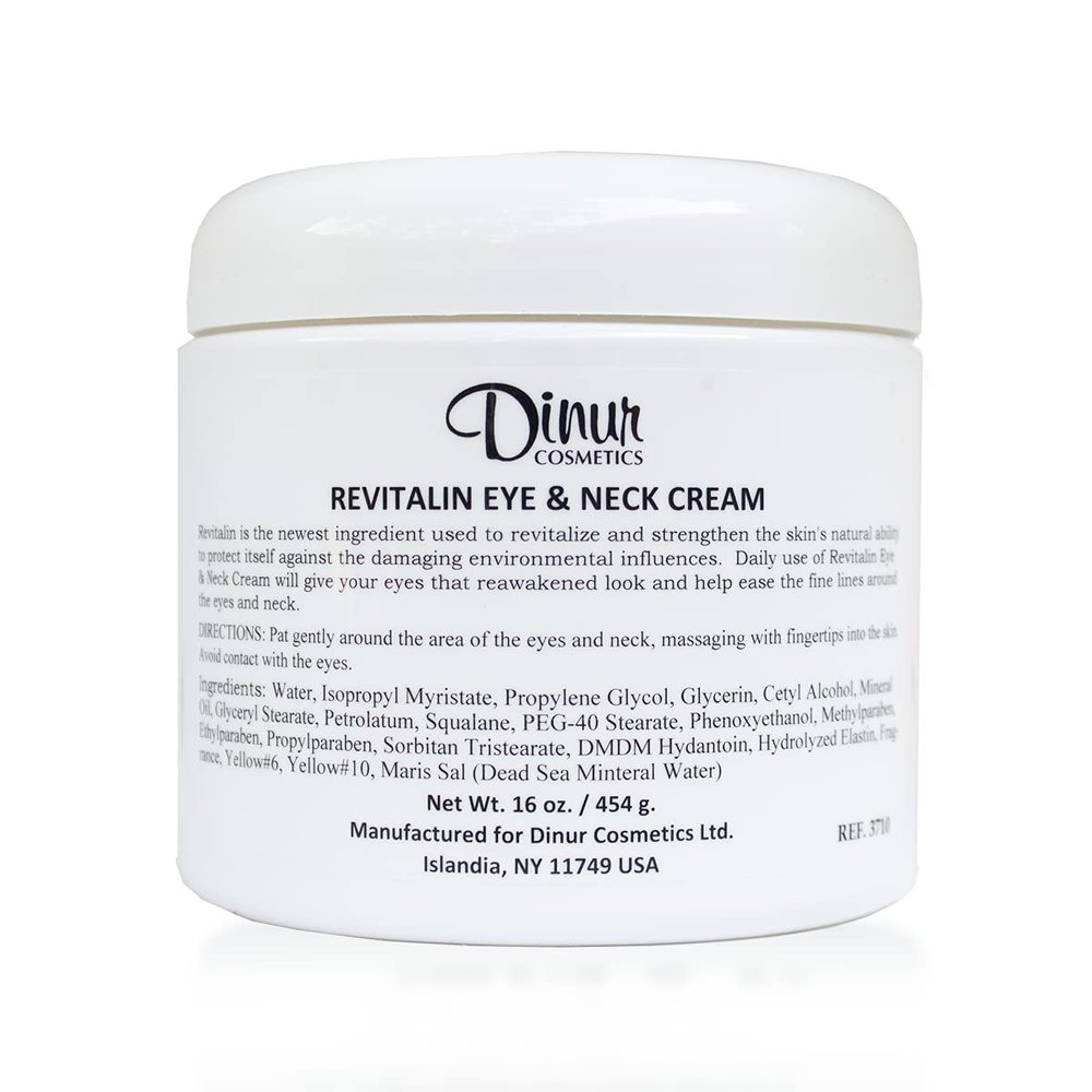 Dinur Cosmetics REVITALIN Eye & Neck Cream 16 oz.