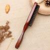 BEARD BRUSH 100% Wooden Handle for facial hair grooming - Easily detangles hair, massages face and gets rid of dead, dry skin to keep beard from being itchy view 2