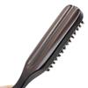 BEARD BRUSH 100% Wooden Handle for facial hair grooming - Easily detangles hair, massages face and gets rid of dead, dry skin to keep beard from being itchy view 3
