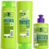 Garnier Fructis Curl Nourish Sulfate Free Moisturizing Shampoo, Conditioner + Air Dry Cream Defining Butter Set (3 Items), 1 Kit (Packaging May Vary) view 2
