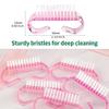 12-Pack Handle Grip Nail Brush(assorted color), Fingernail Scrub Cleaning Brushes for Toes and Nails Cleaner, Pedicure Brushes for Men and Women view 4