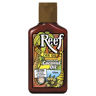 Reef Dark Sun Tan Oil Coconut 125ml (SPF0)