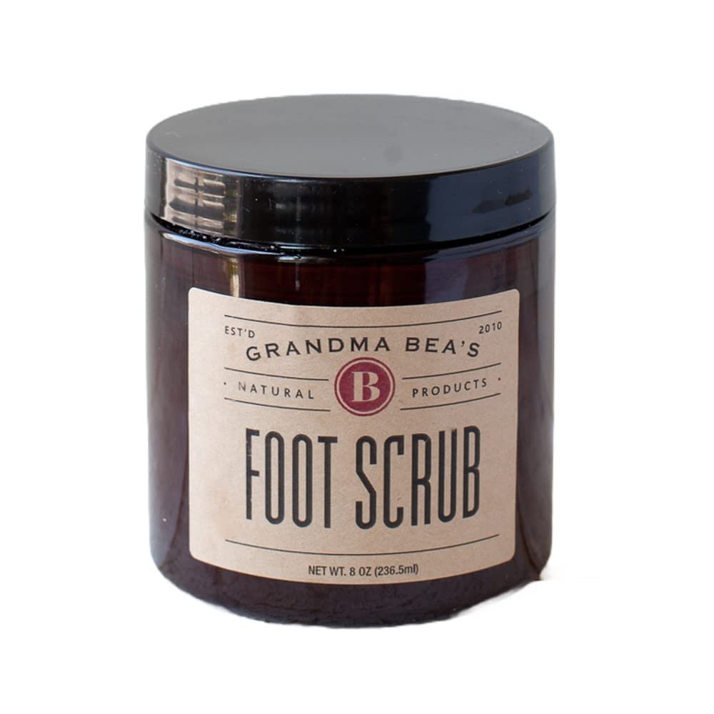 Grandma Bea's Natural Foot Scrub - 8 ounce to Relieve Achy or Dry Feet