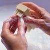 4-Packs Wooden Nail Brush Sturdy, Non-Slip Fingernail Hand Scrub Brush Nail Cleaning Brush for Nails and Toes view 4