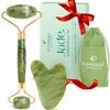 PLANTIFIQUE Jade Roller & Gua Sha Set  Real Jade Facial Tools for Skin Care Routine  Certified Face Massager for Radiant Skin view 1