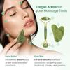 PLANTIFIQUE Jade Roller & Gua Sha Set  Real Jade Facial Tools for Skin Care Routine  Certified Face Massager for Radiant Skin view 4