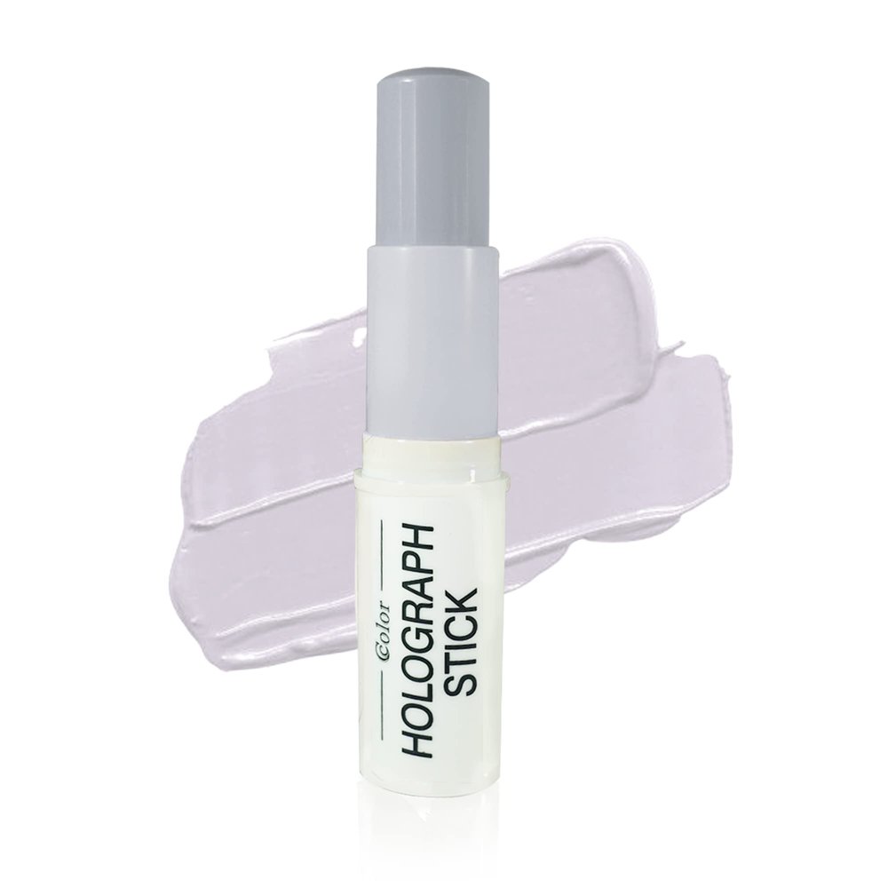 Ccolor Cosmetics - Holographic Face Highlighter, Cream Lavender Highlighter Makeup Stick, Highly Pigmented Face Highlighter, Blendable Shimmering Highlight, Prismatic Glow, Cruelty & Paraben-Free
