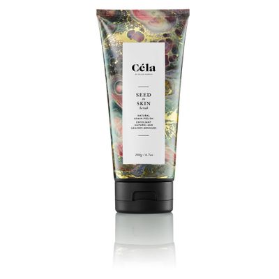 Cela Skin Care Seed to Skin Scrub, Exfoliating Body Scrub