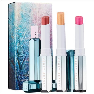 Fenty Beauty By Rihanna Frosted Metal Lipsticks, Set of 3 (Snow Daze)