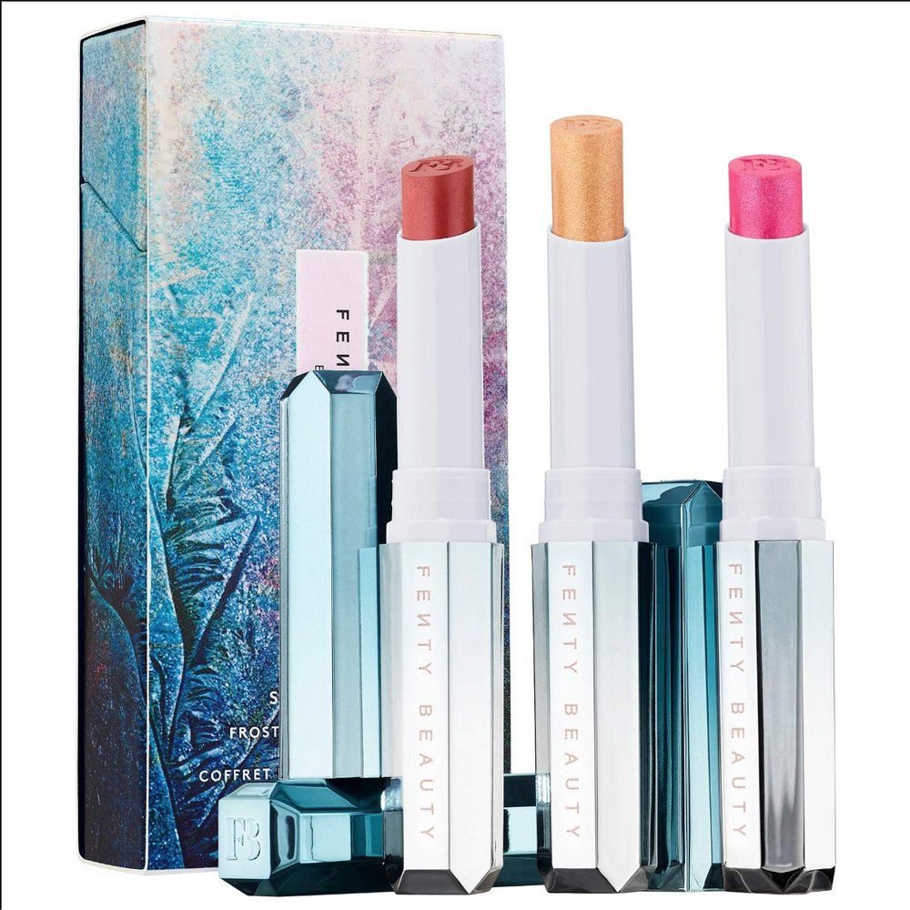 Fenty Beauty By Rihanna Frosted Metal Lipsticks, Set of 3 (Snow Daze)