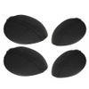 4Pcs (2 Large + 2 Small) Sponge Bump It Up Volume Hair Base Styling Insert Tool - Hair Bun Maker and Accessories (Black) view 1