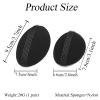 4Pcs (2 Large + 2 Small) Sponge Bump It Up Volume Hair Base Styling Insert Tool - Hair Bun Maker and Accessories (Black) view 2