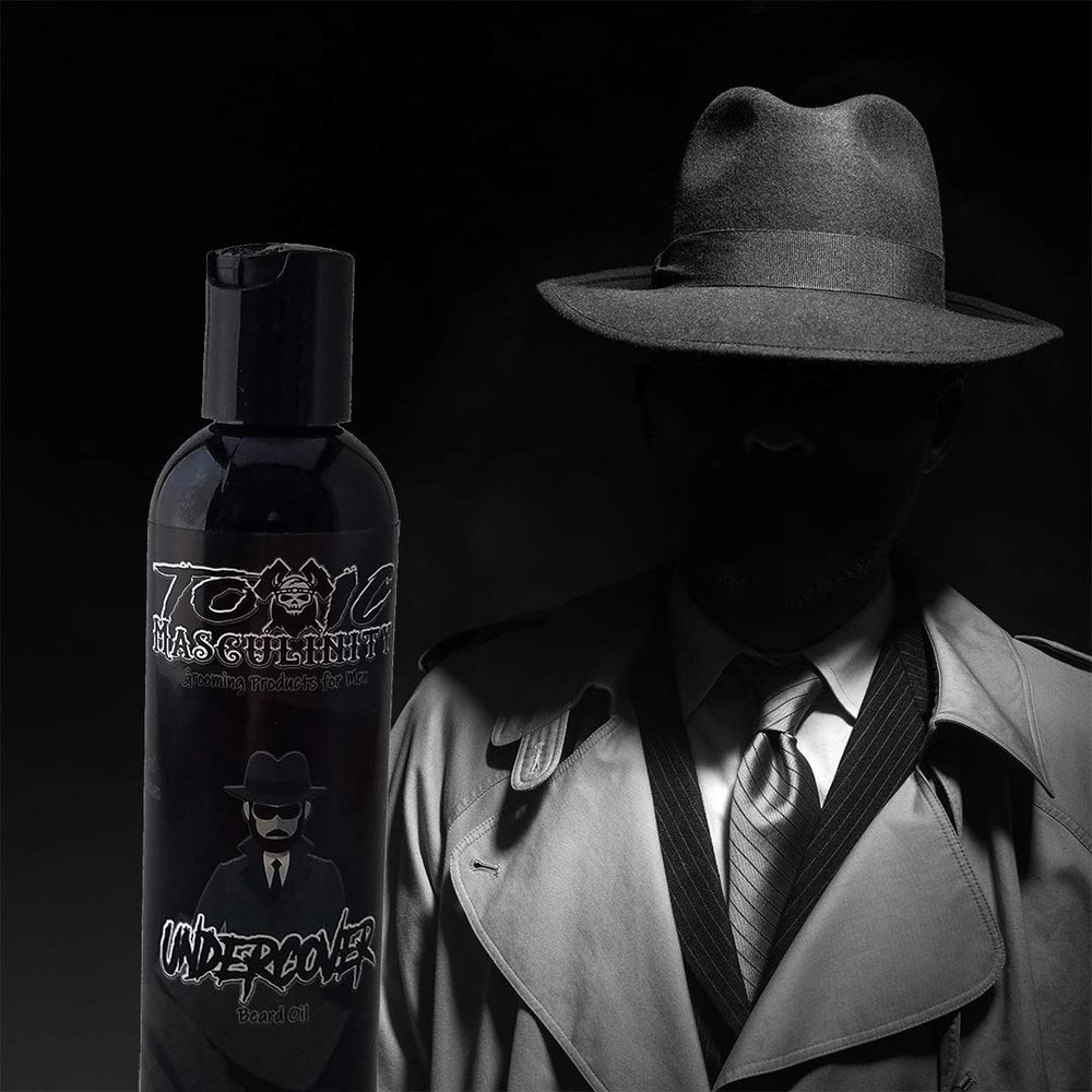 Badass Beard Oil - Undercover (large, 4oz bottle) | Combat Service Disabled Veteran Owned & Operated Small Business